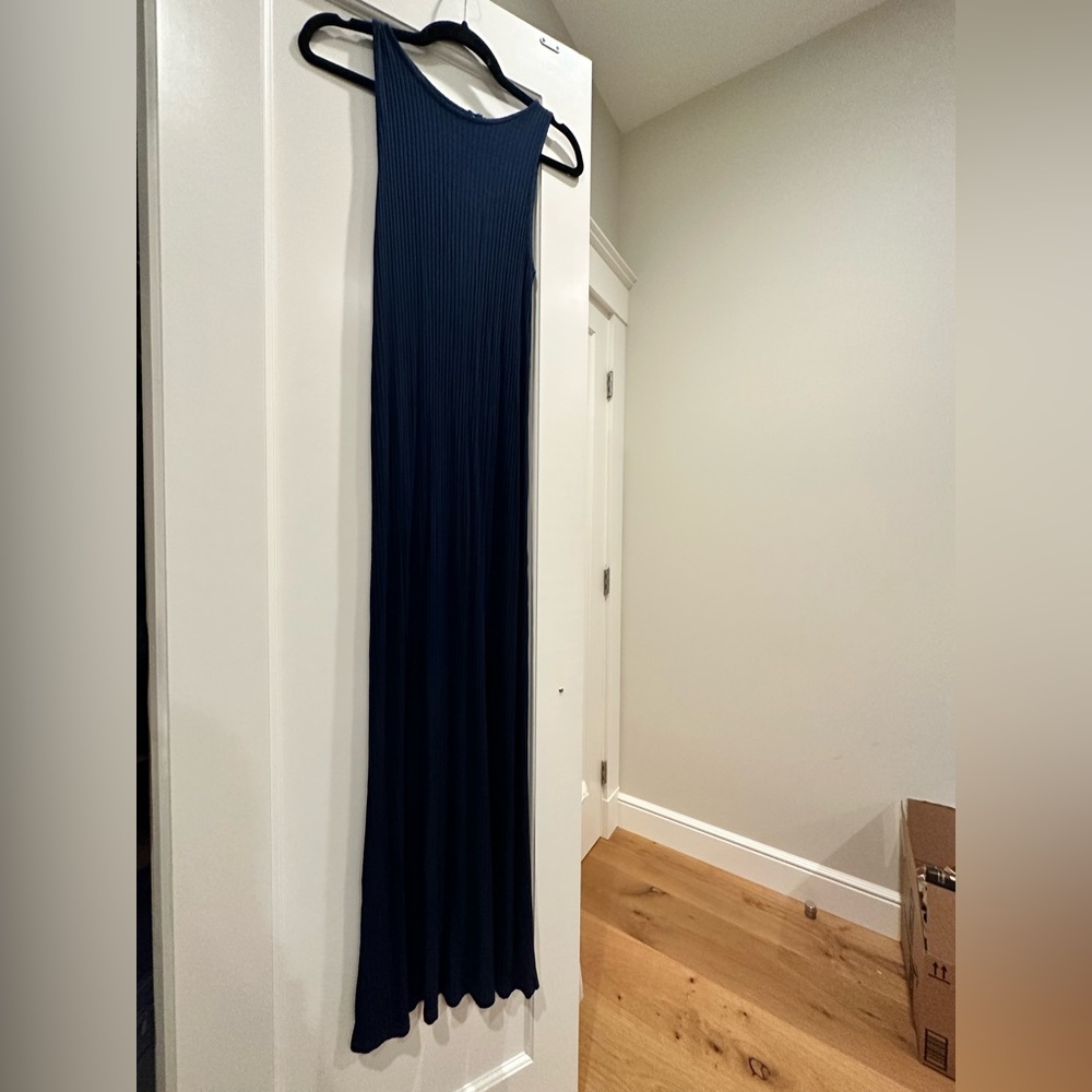 Soprano long navy maxi dress